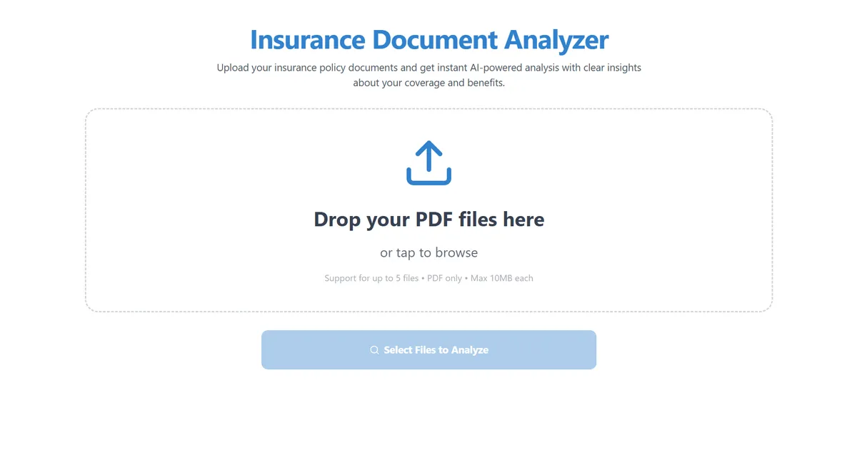 MiAssured — Insurance Intelligence Platform